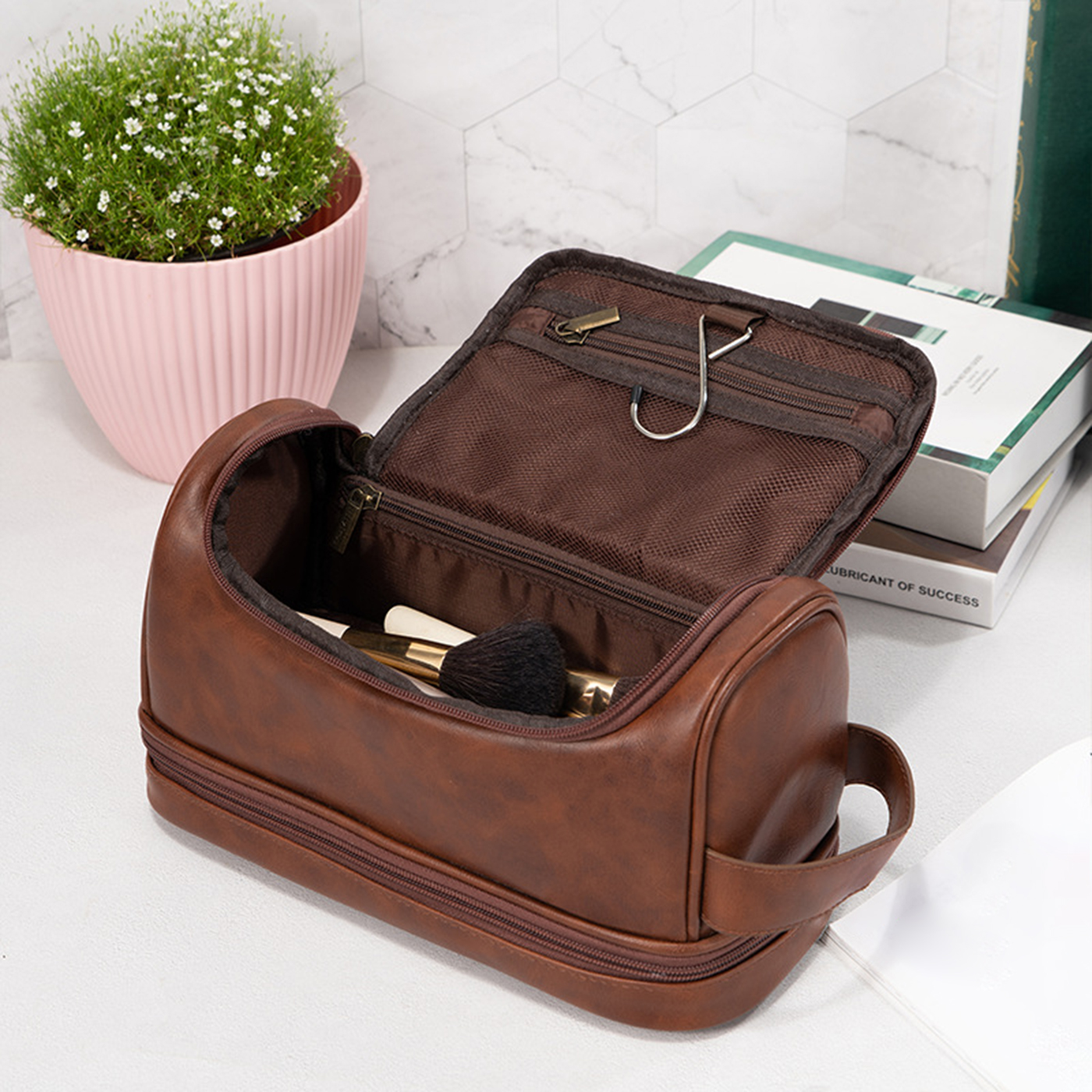 PU leather Multifunctional Toiletry Bag2