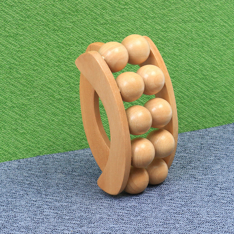 Wooden Rolling Ball Back Massager2