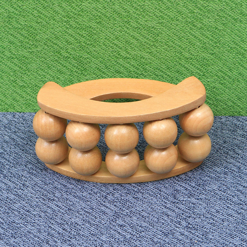 Wooden Rolling Ball Back Massager3