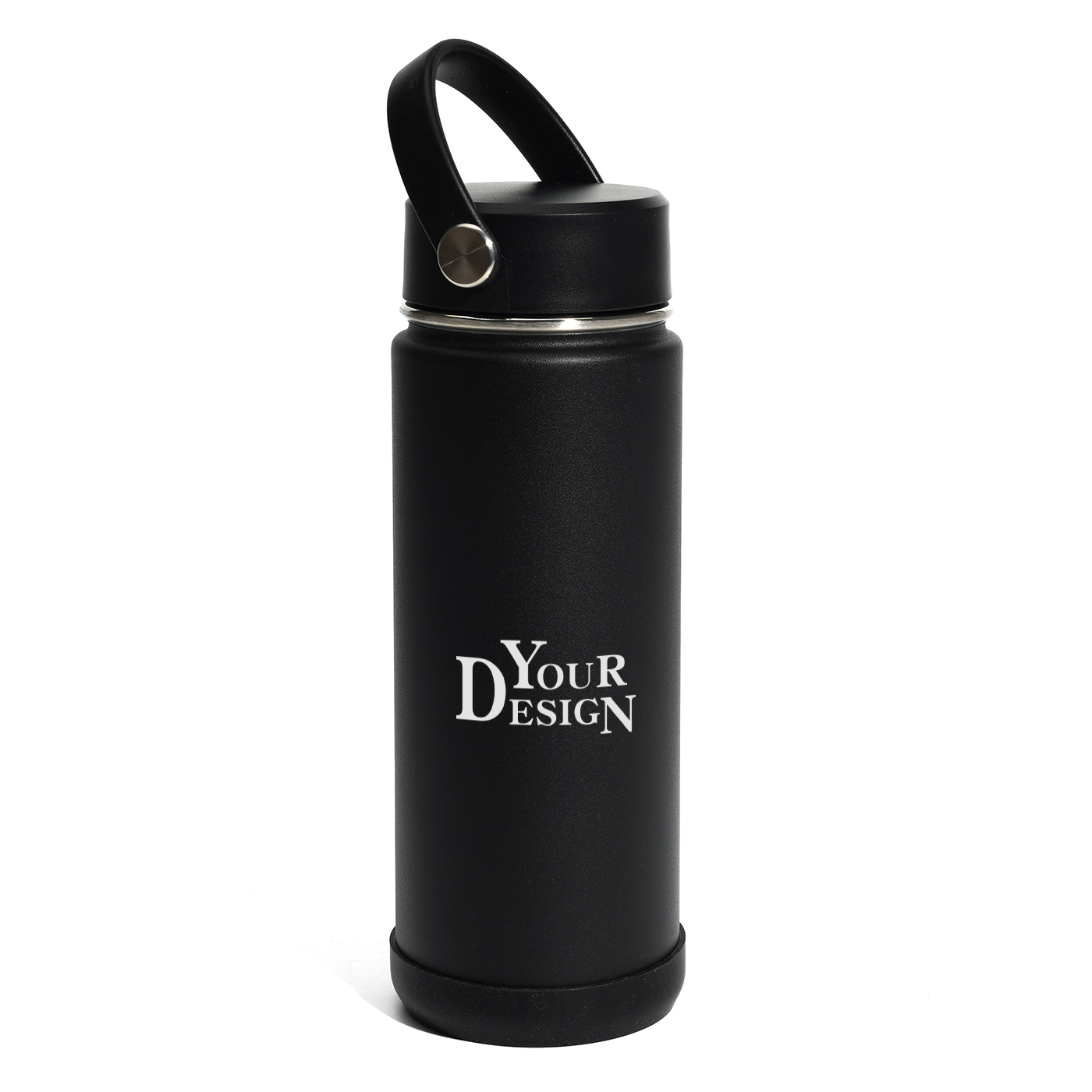 20 oz. Stainless Steel Water Bottle With Carry Loop1