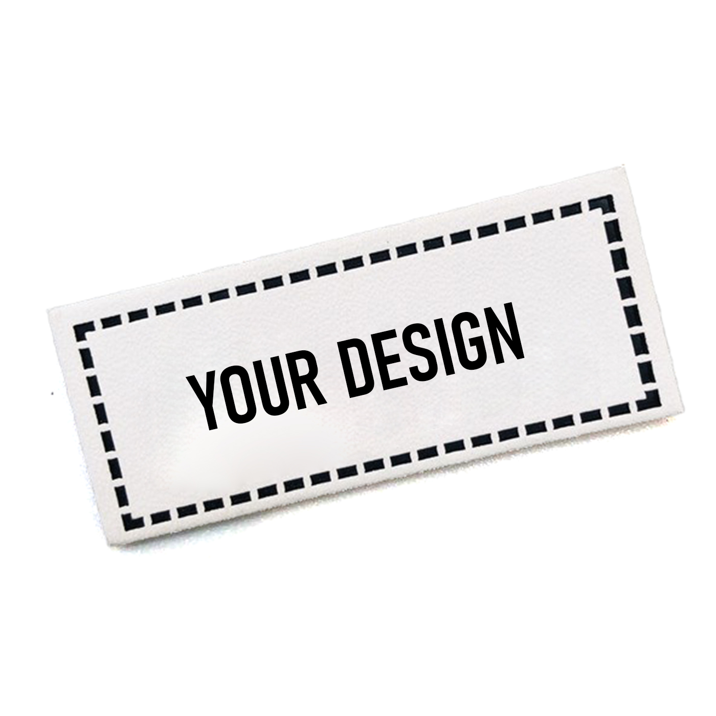 Custom Embossed PU Label Patch 1