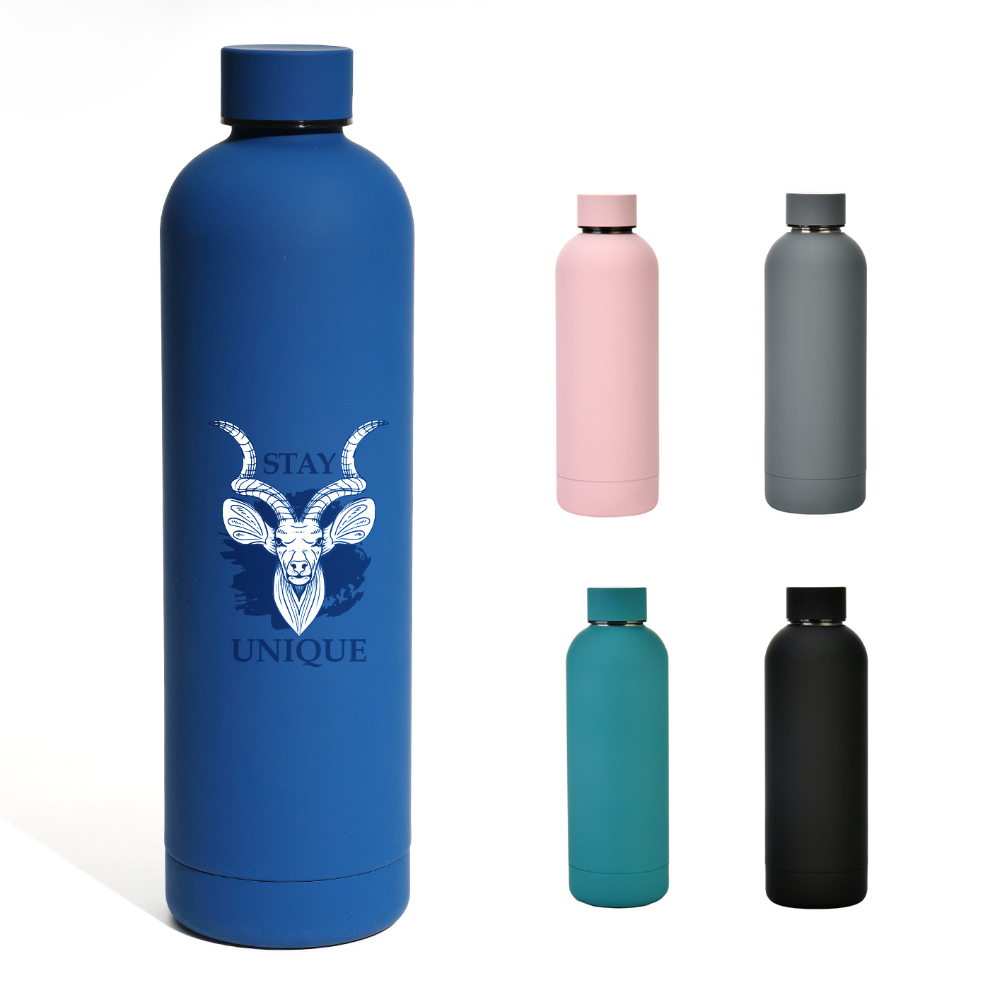 Wasserflasche, Edelstahl, 1000ml