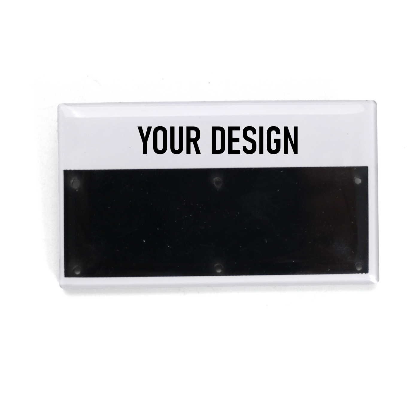 Acrylic Name Badge With Pin1