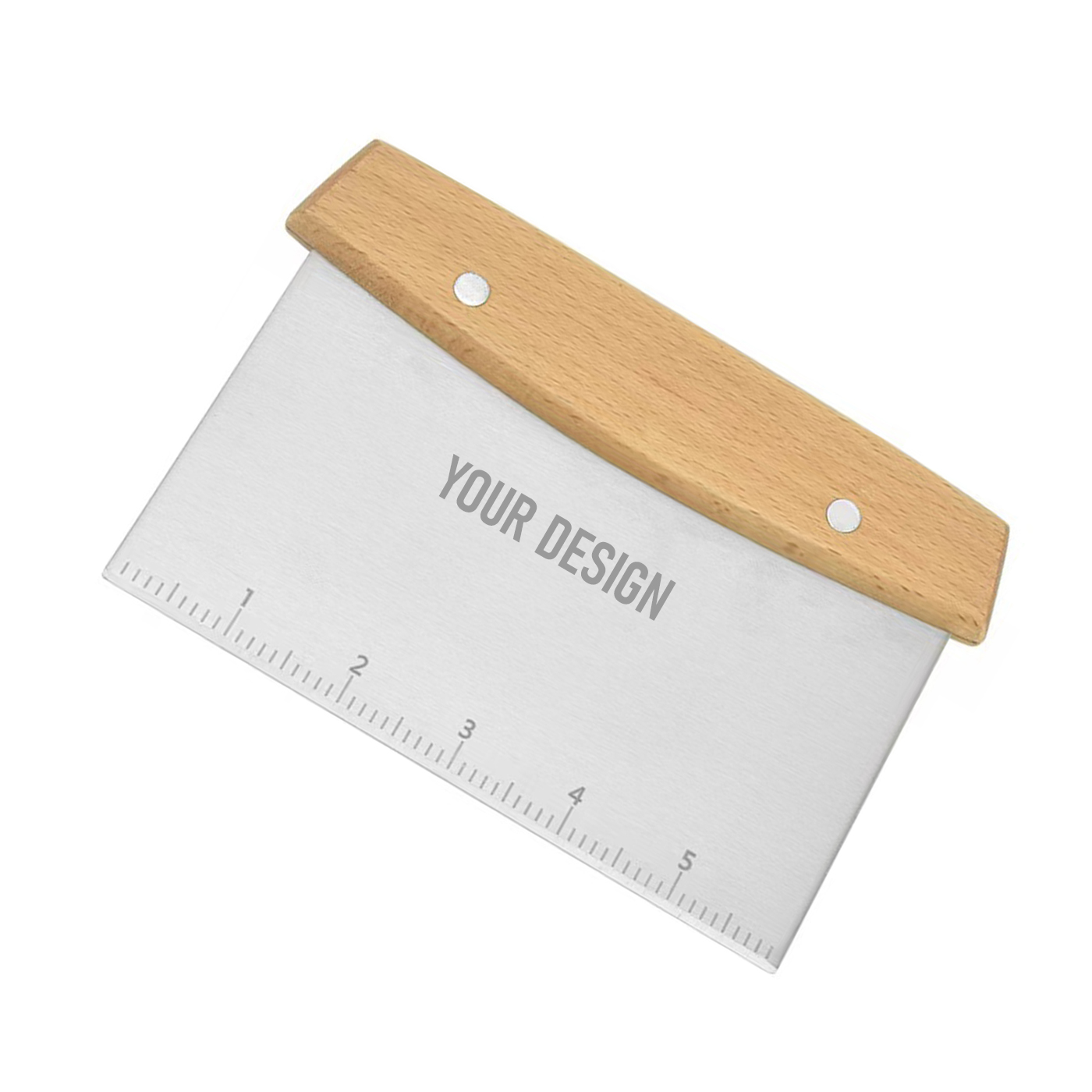 Wood Handle Dough Scraper1
