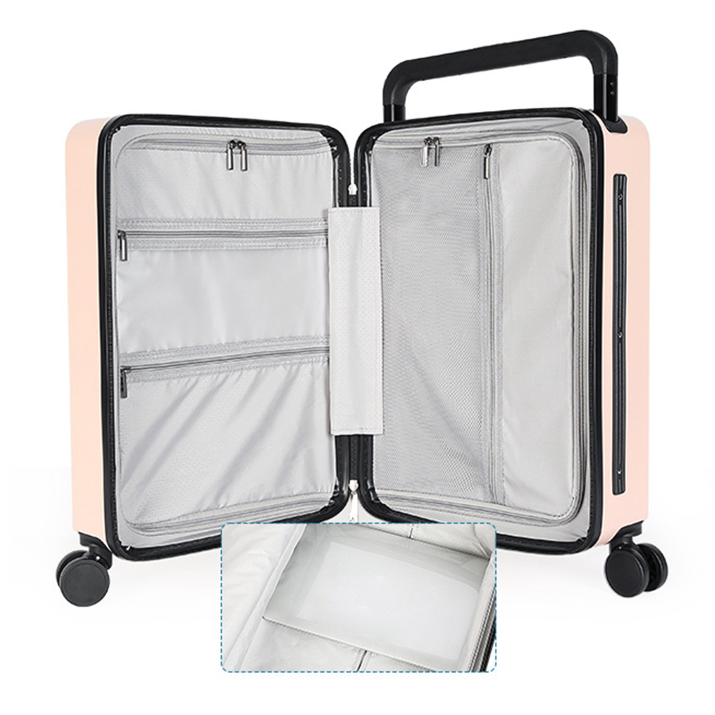 Travel Luggage With Silent Wheels2