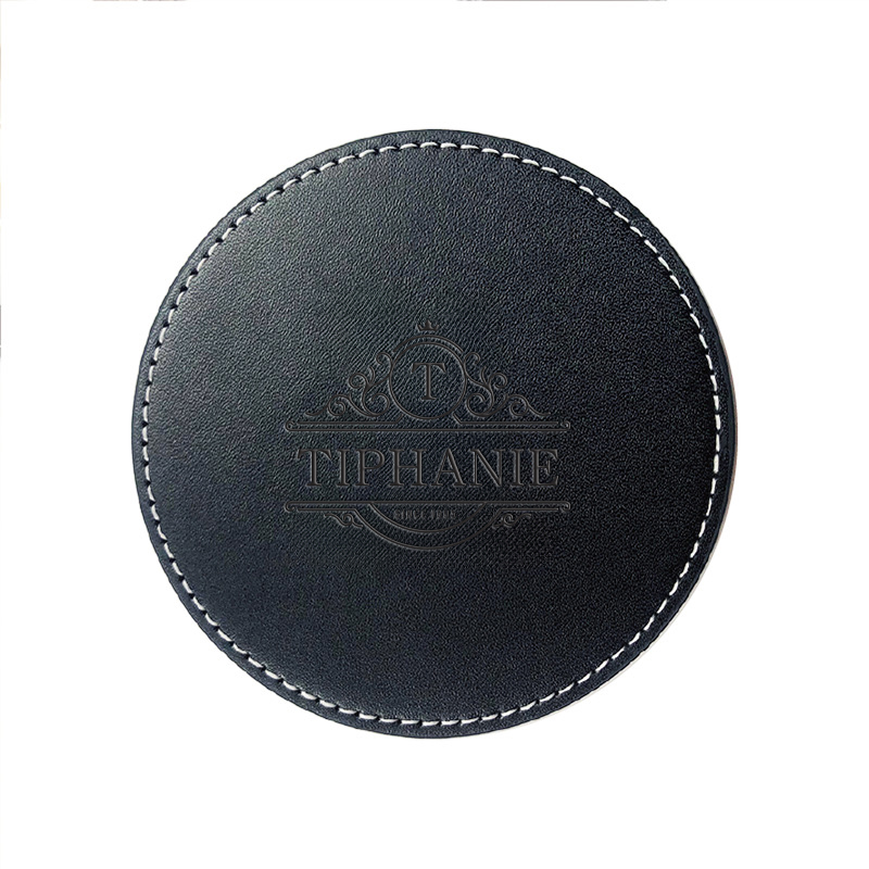 Custom PU Leather Coaster