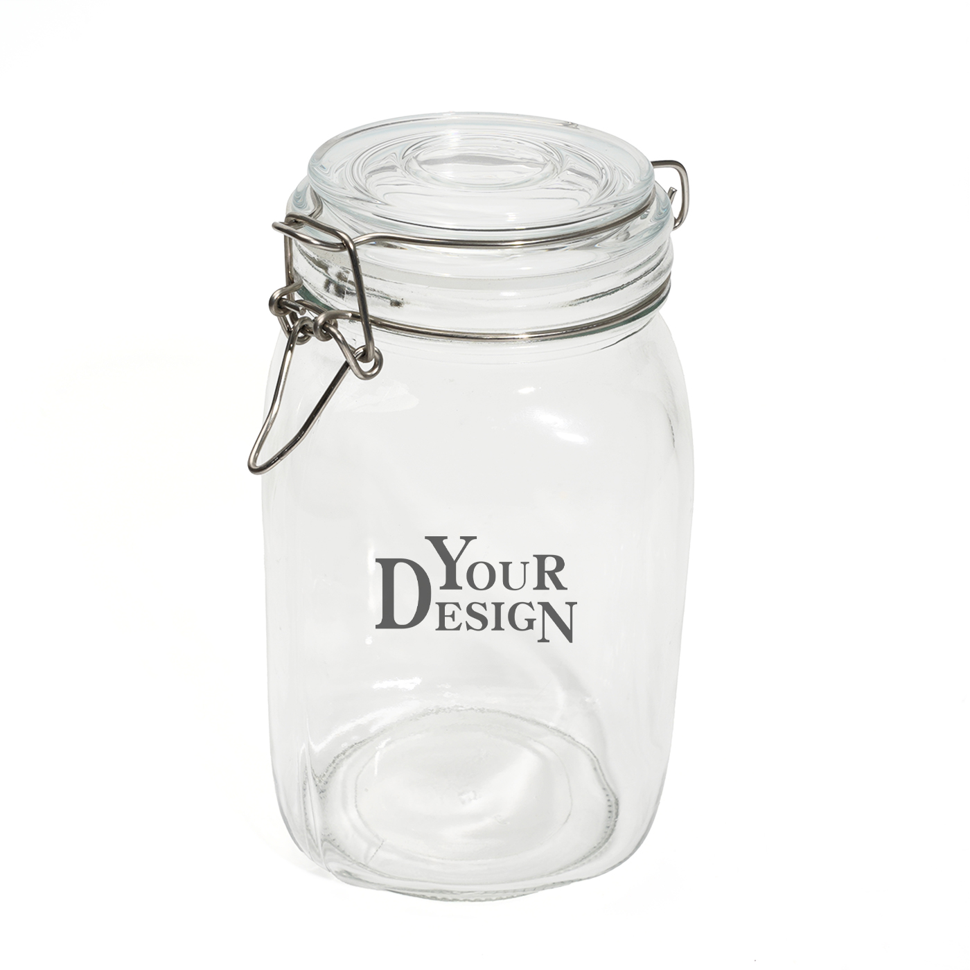 Square Glass Mason Jar