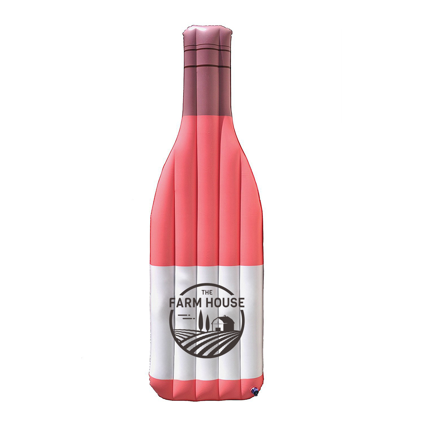 Aufblasbarer Schwimmer, Champagnerflasche