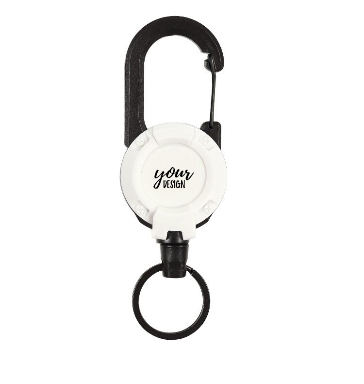 Retractable Badge Reel With Carabiner1