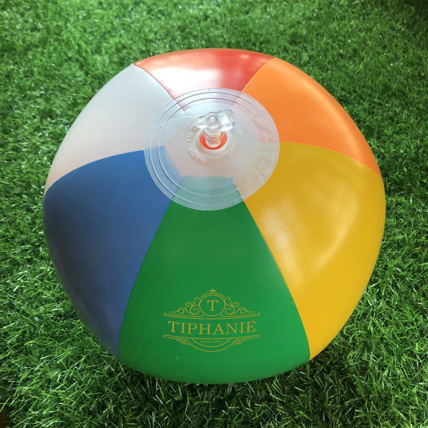 PVC Inflatable Six Color Beach Ball