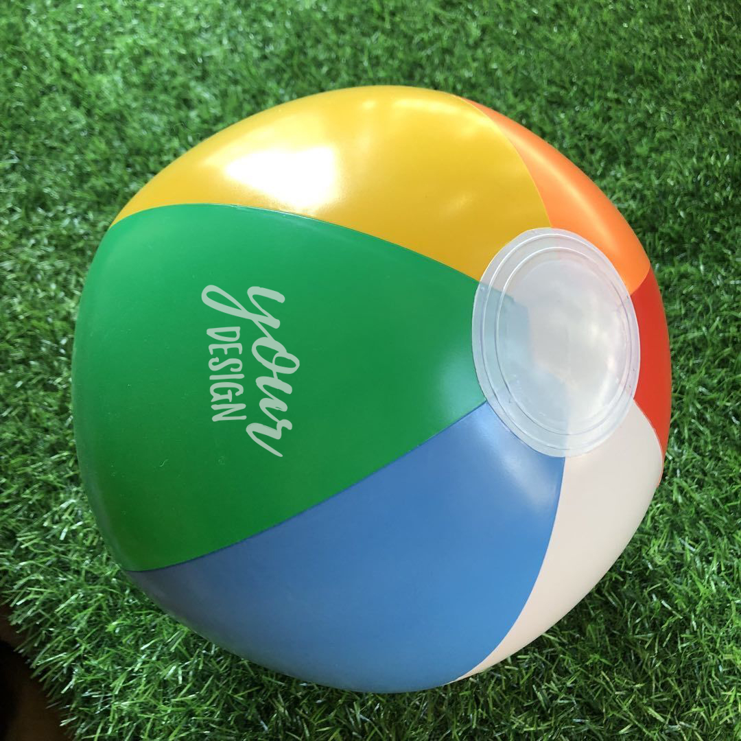 PVC Inflatable Six Color Beach Ball1