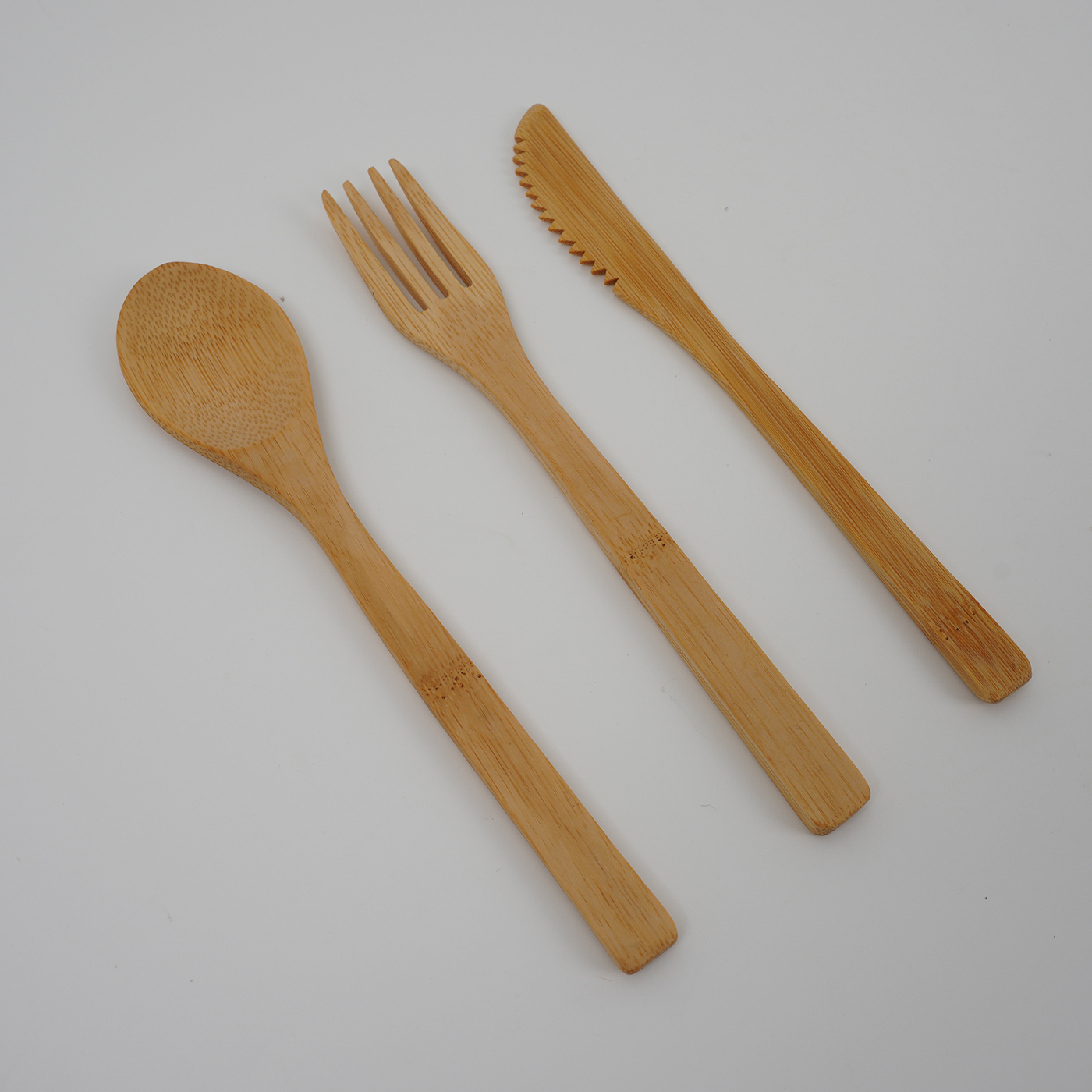 3 Pcs Bamboo Cutlery Set3