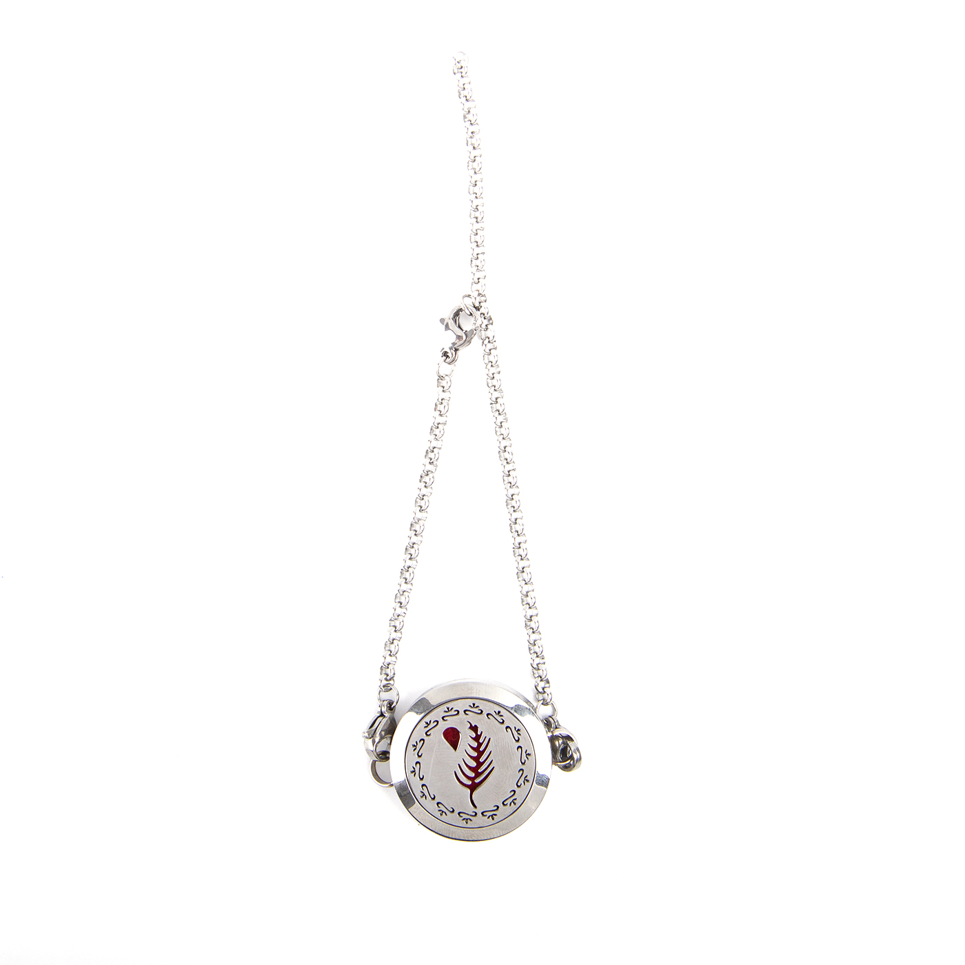 Stainless Steel Aromatherapy Locket Bracelet2