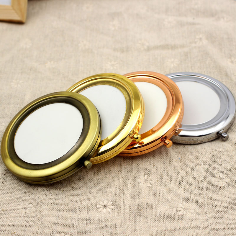 Round Pocket Double-Sided Makeup Mirror