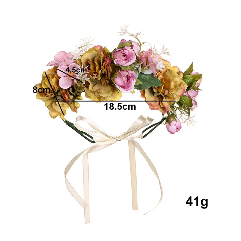Adjustable Flower Headband1