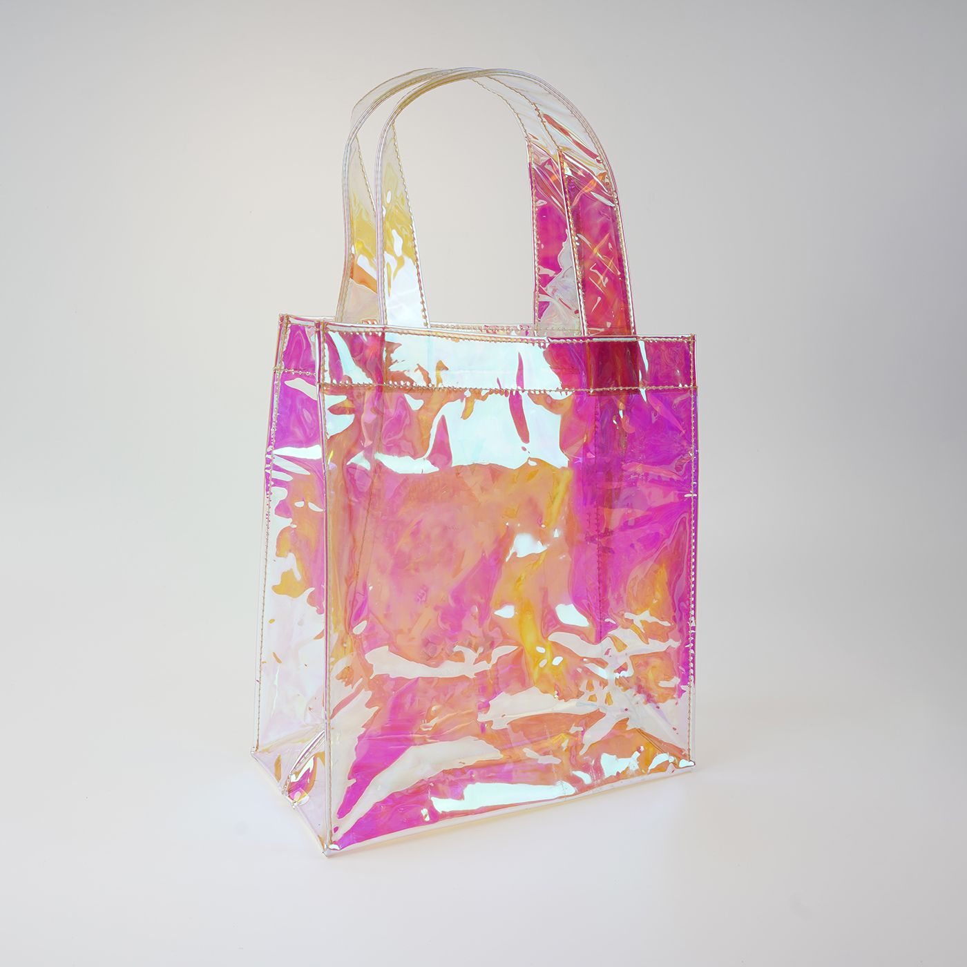 Custom Clear PVC Laser Jelly Tote Bag2