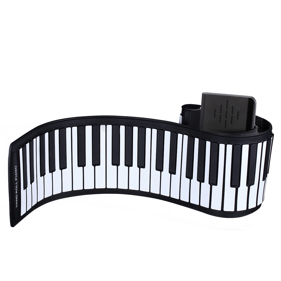 Elektronische Orgeltastatur, aufrollbar