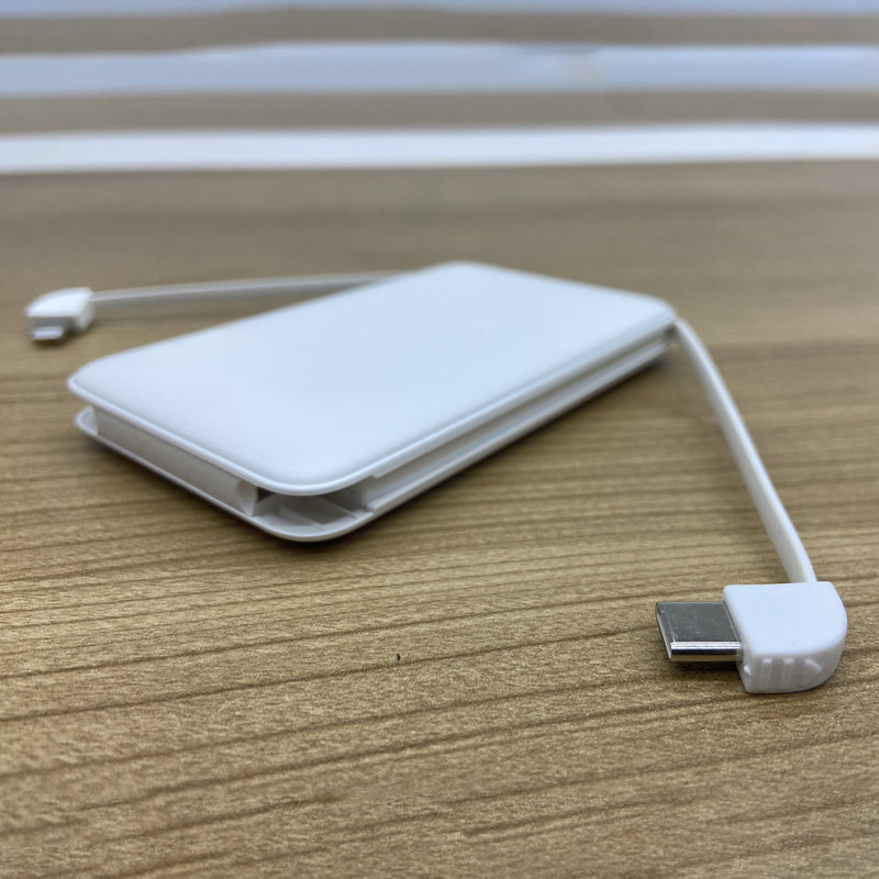 Portable Power Bank With Cables4