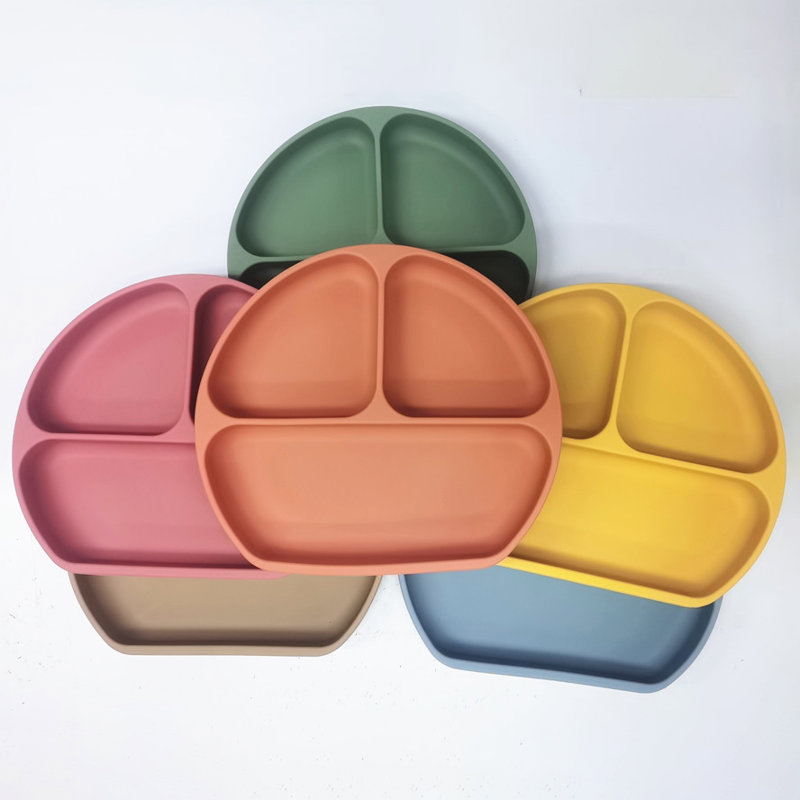 Promotional Silicone Toddler Feeding Plate3