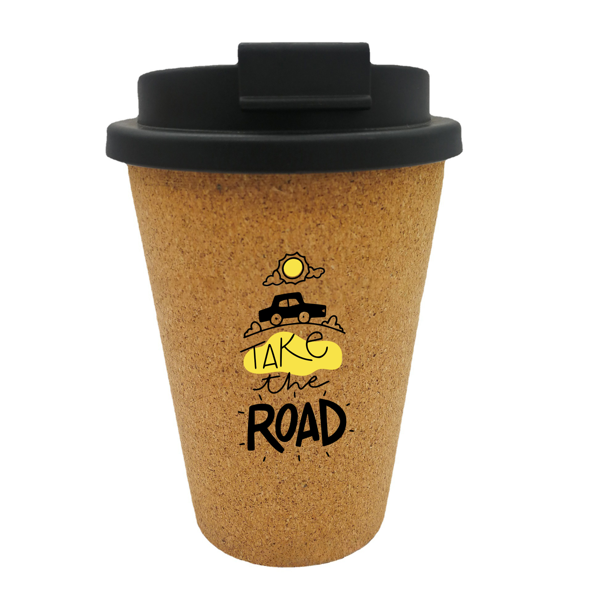 Kaffeetasse, Kork, wiederverwendbar, 16 oz.