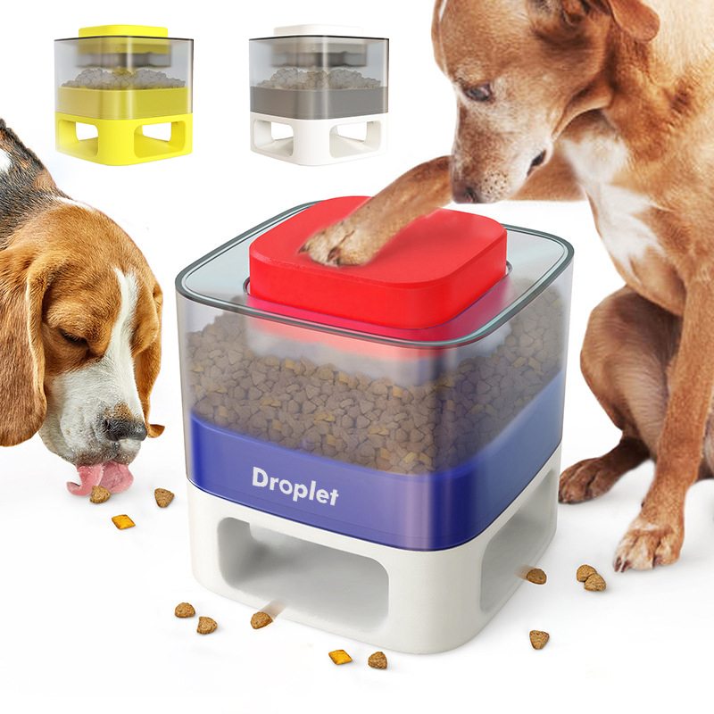 Dog Treat Dispenser Toy With Button