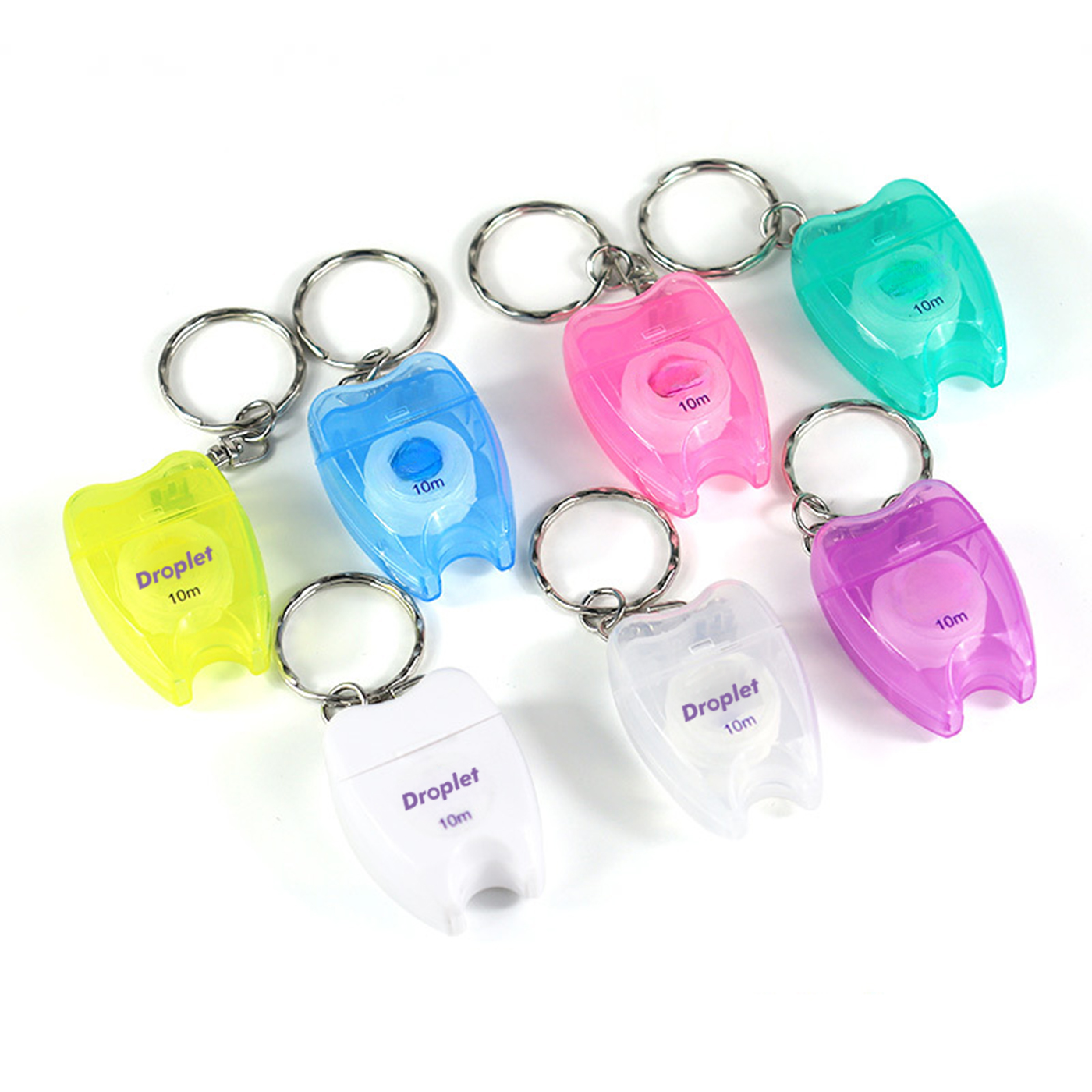 Portable Mint Dental Floss With Key Chain