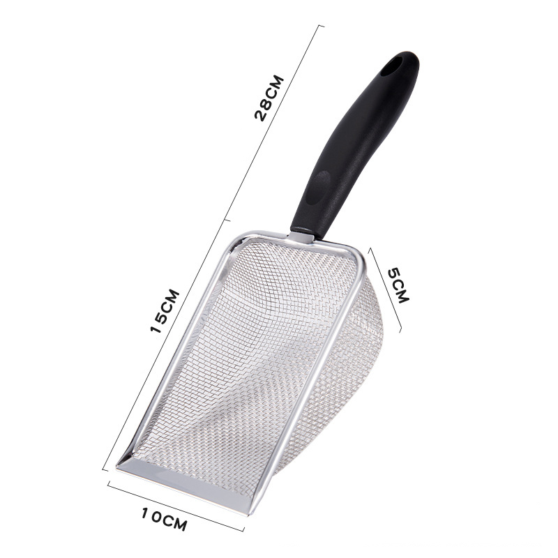 Stainless Steel Cat Litter Scoop2