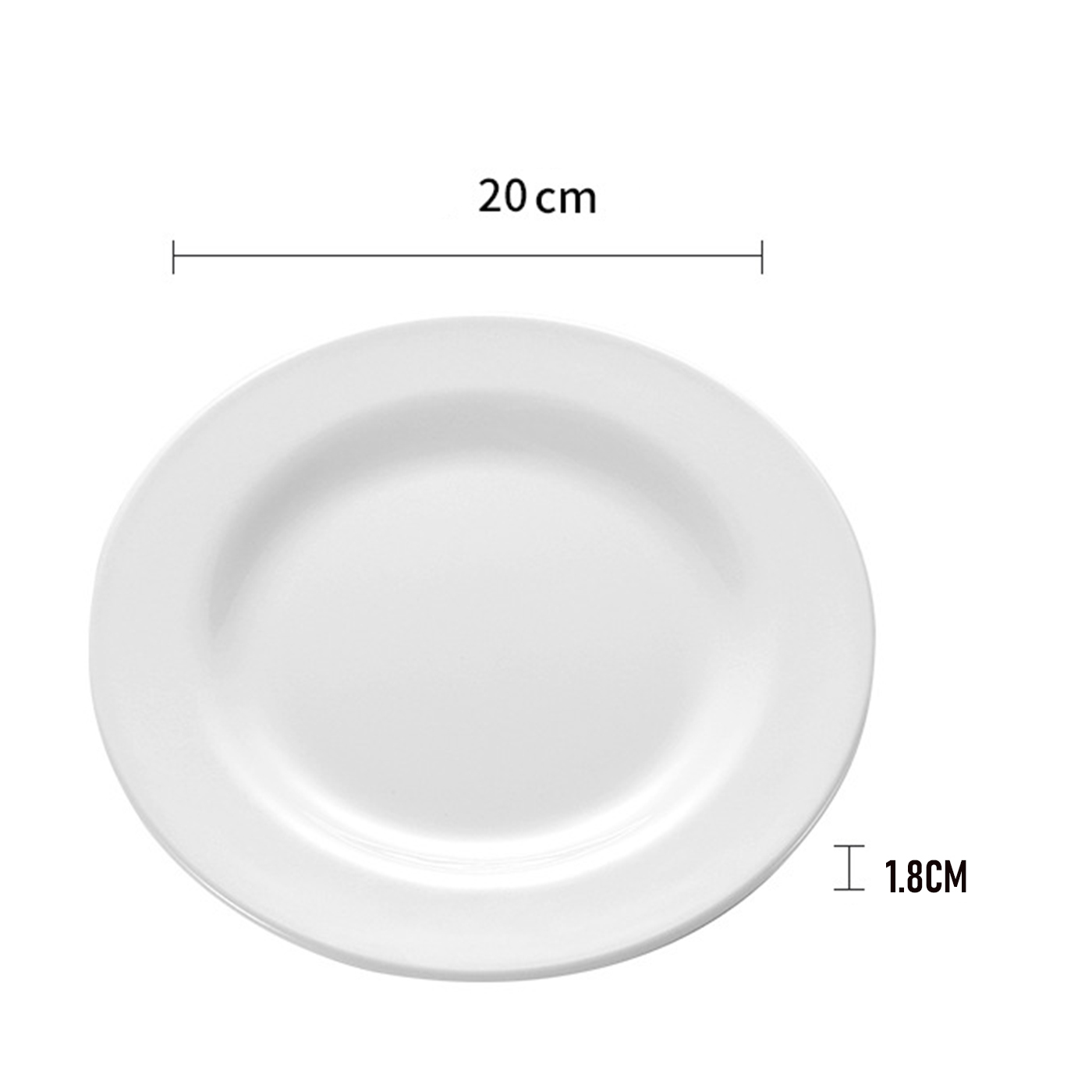 8 Inch Round Luncheon Plate2