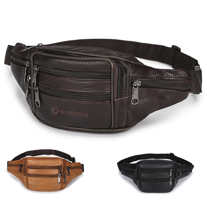 Men's Leather Fanny Bag