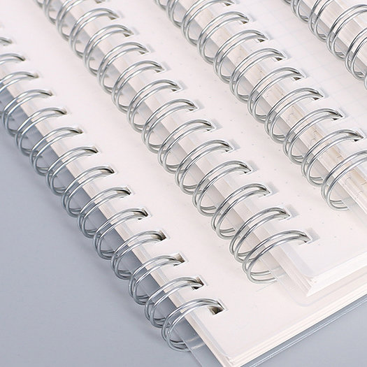 A5 Transparent Cover Spiral Notebook