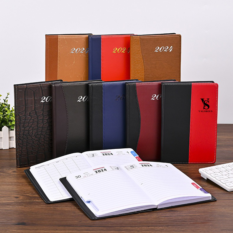 Custom 2024 PU Leather Diary