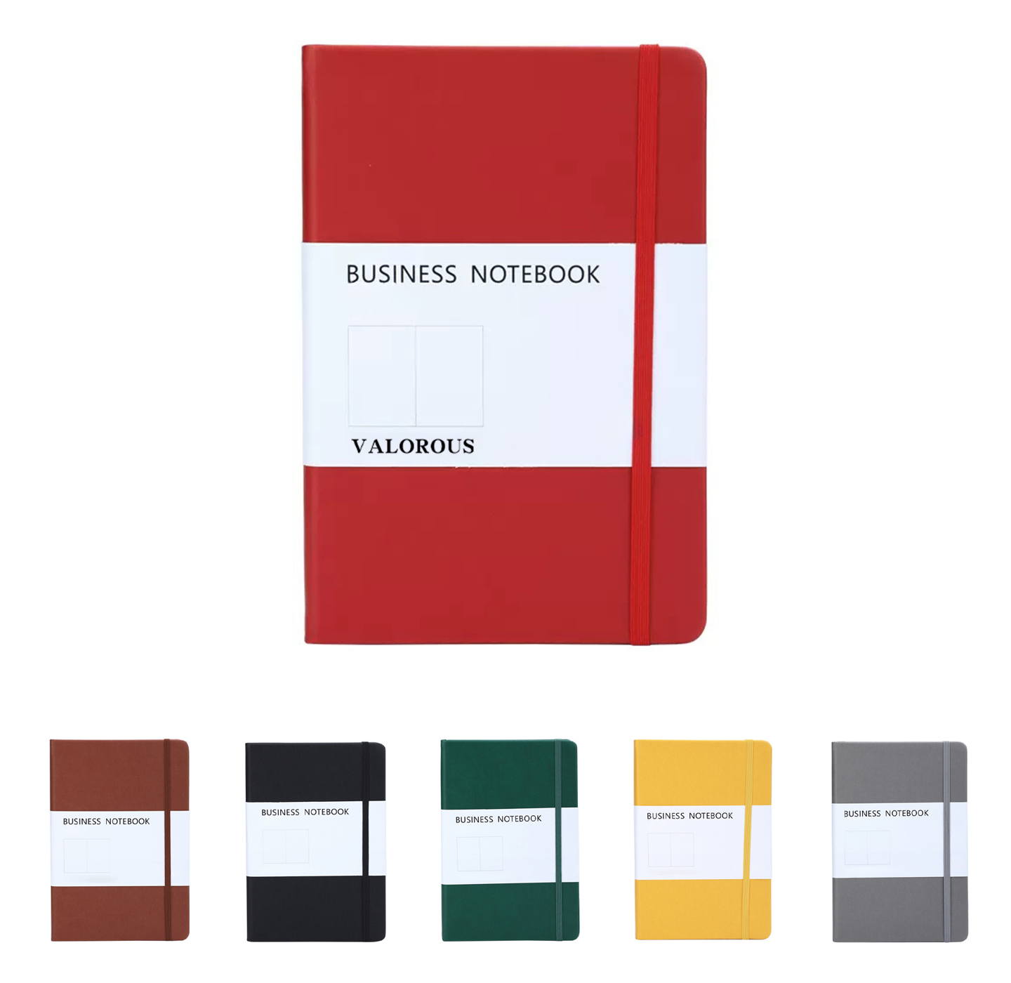 PU Hardcover Notebook With Strap