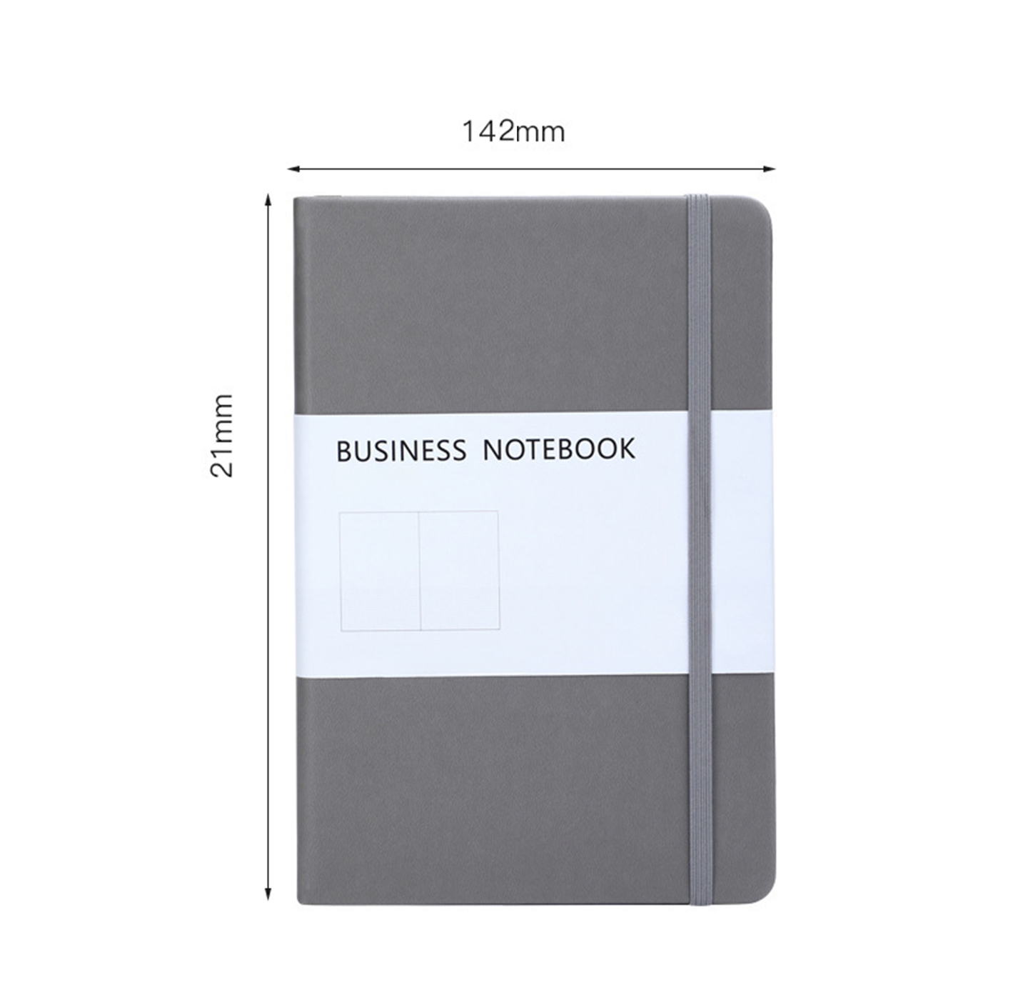 PU Hardcover Notebook With Strap2