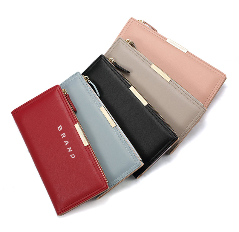 Women's PU Leather Long Wallet