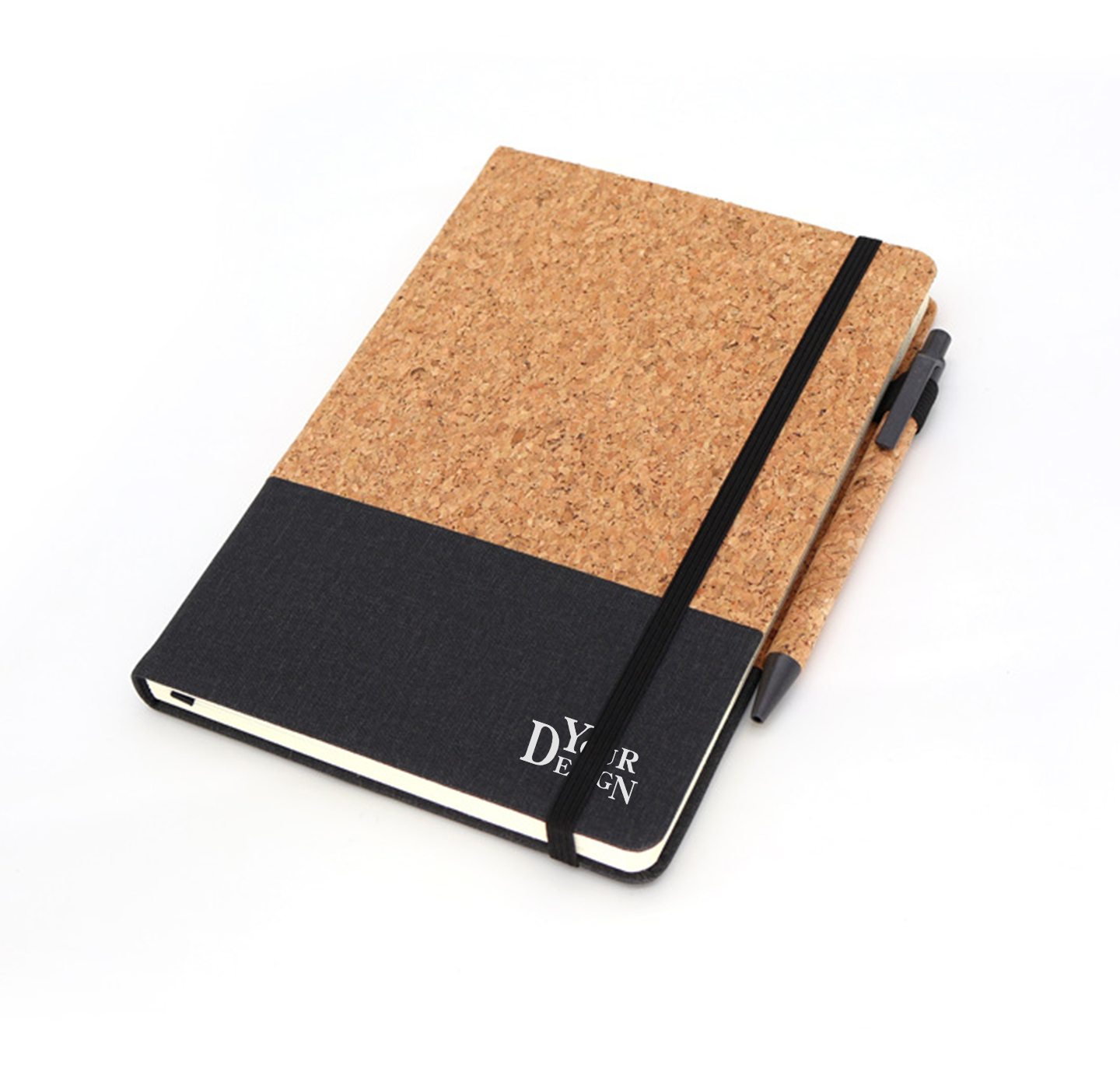 A5 Cork PU Notebook With Pen1