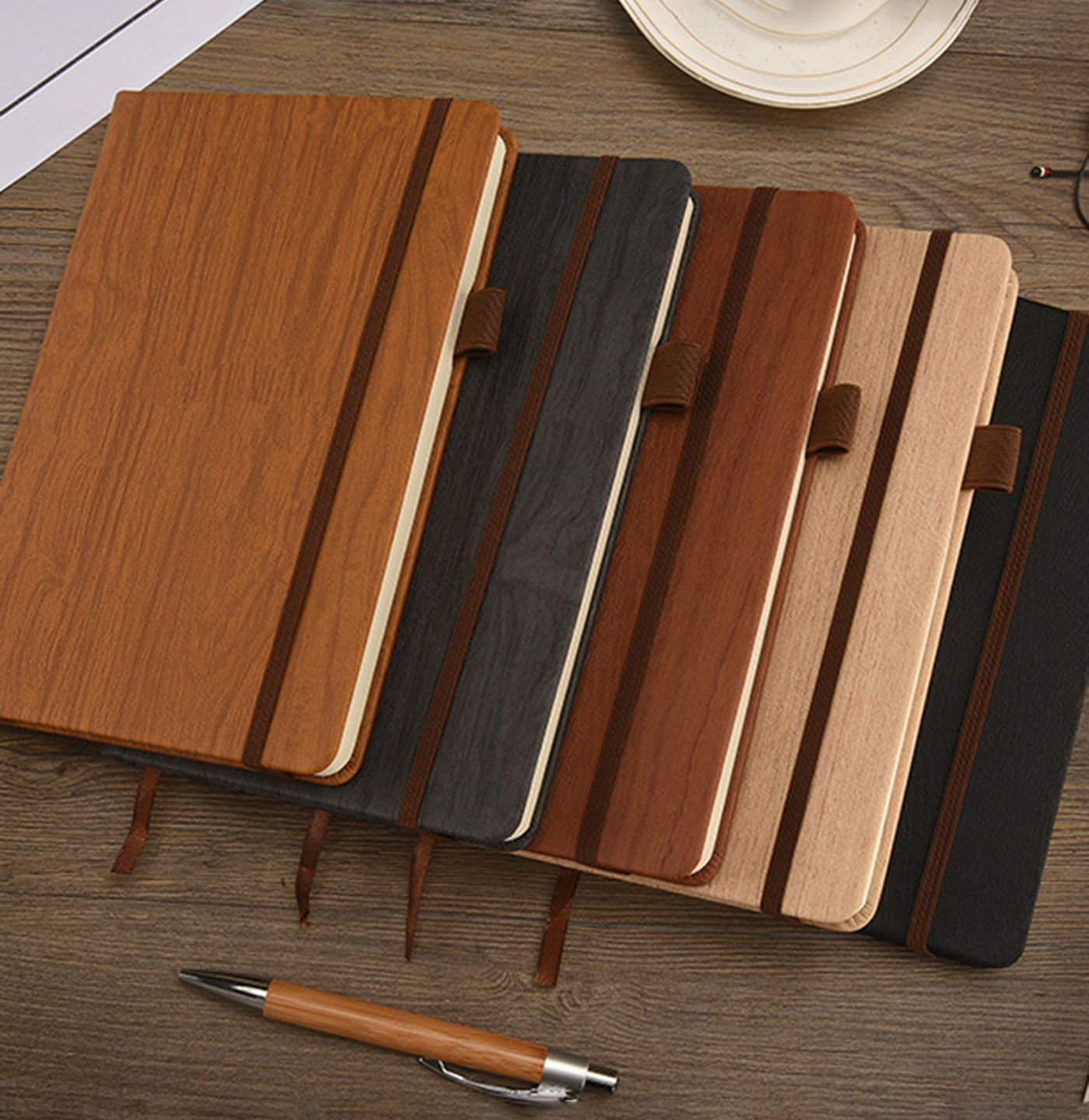 A5 Wood Grain Notebook1