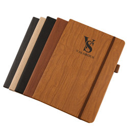 A5 Wood Grain Notebook