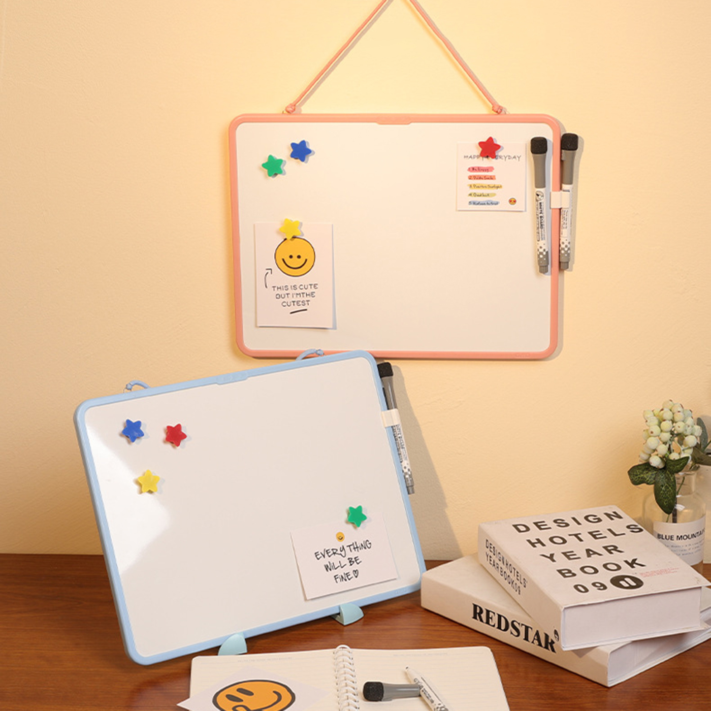 Portable Magnetic Hanging Whiteboard2