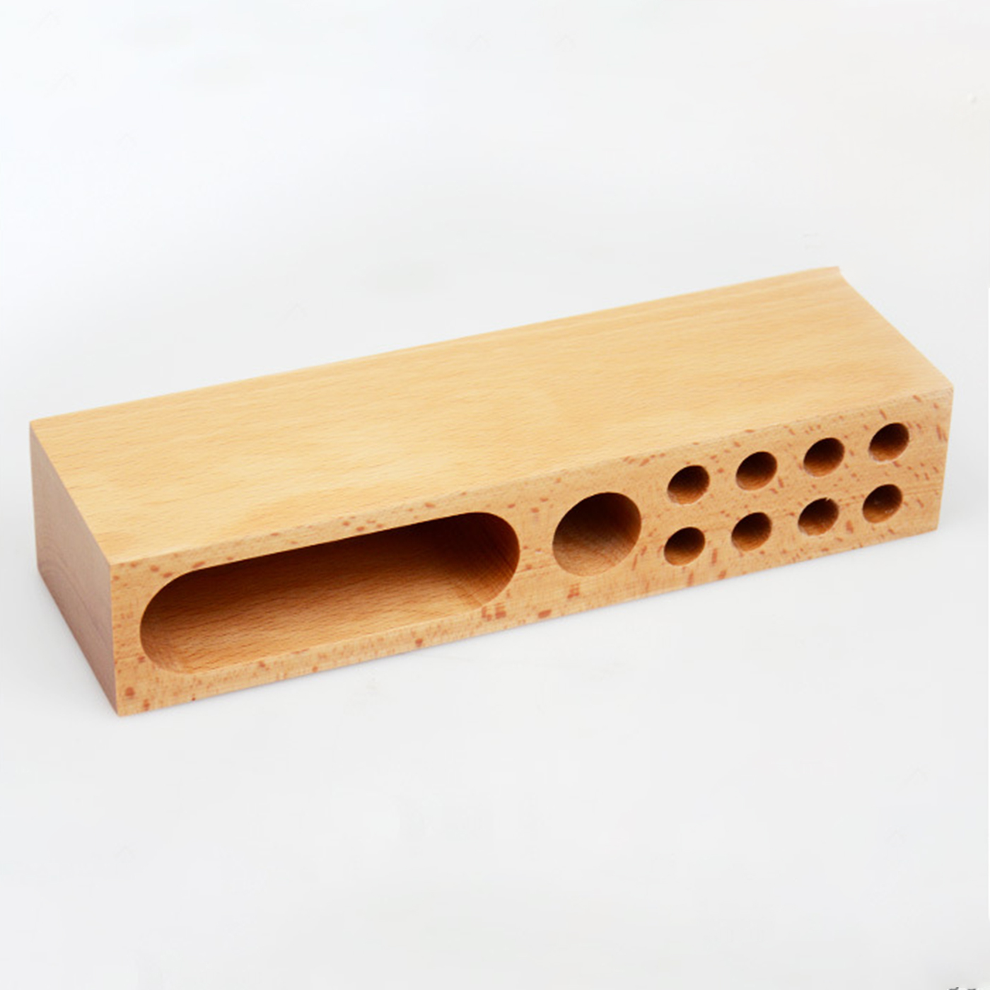 Multifunctional Wooden Pen Holder3