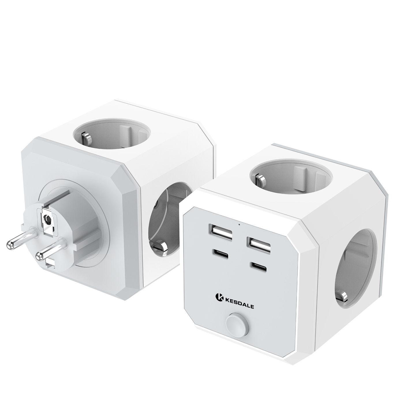  Extension Cord Power Strip Cube