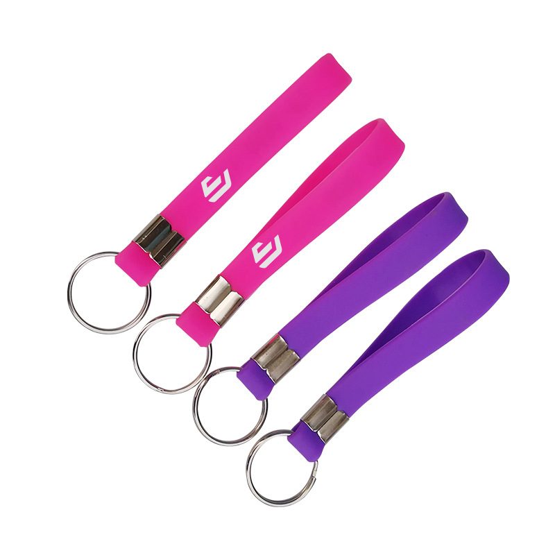 Silicone Keychain Wristband