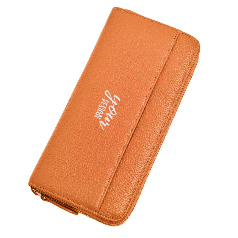 Round Fastener Long Wallet1