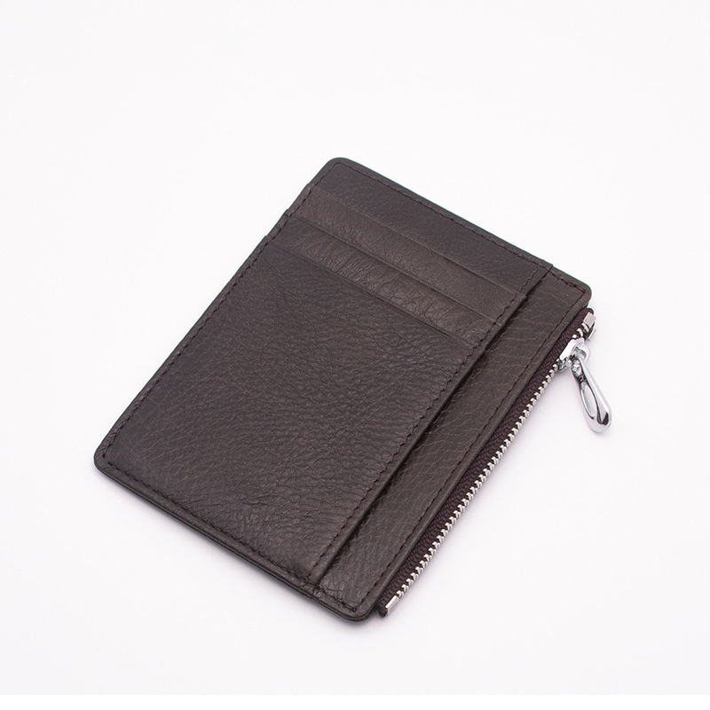 Mini Leather Zipper Card Wallet3