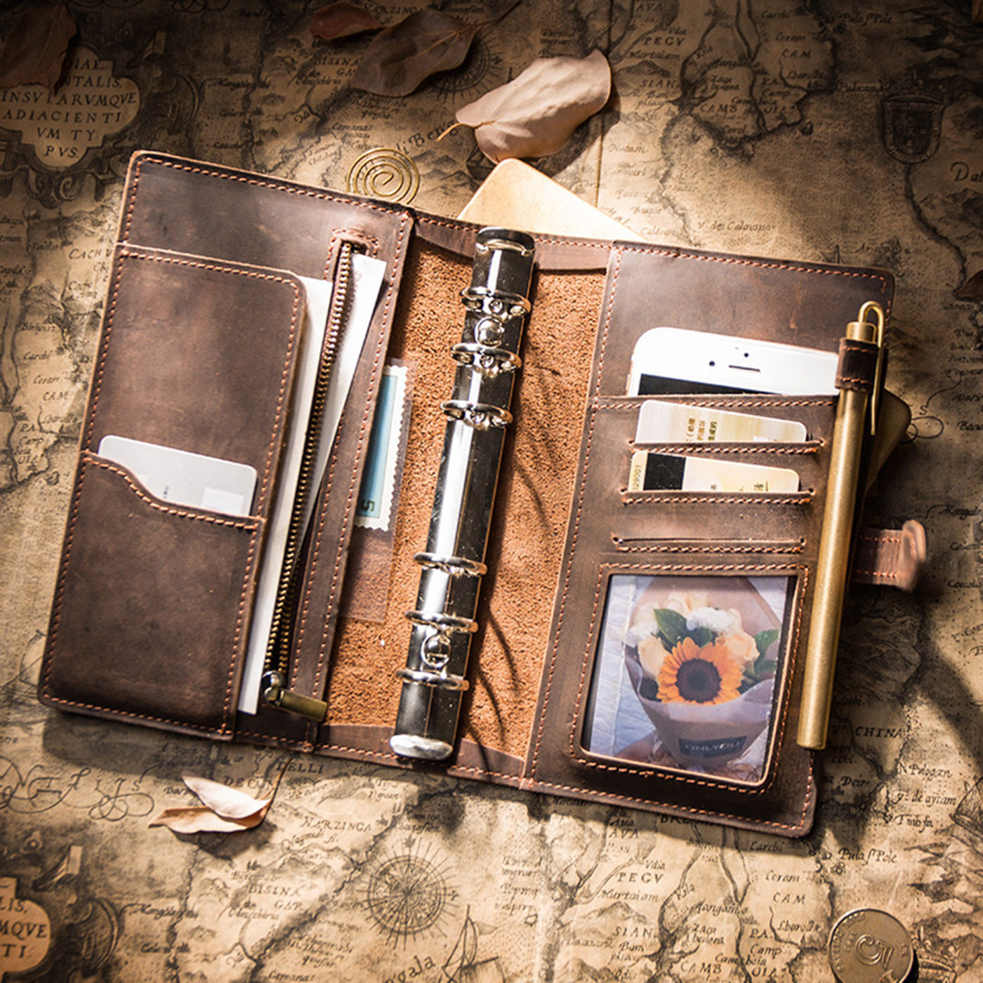 Multifunctional Vintage Spiral Travel Notebook3