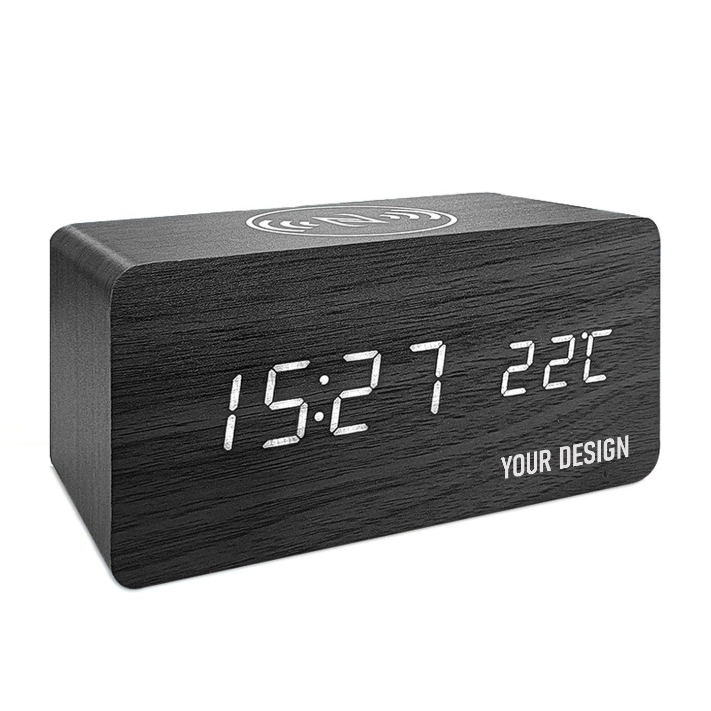 Wooden Digital Alarm Clock1