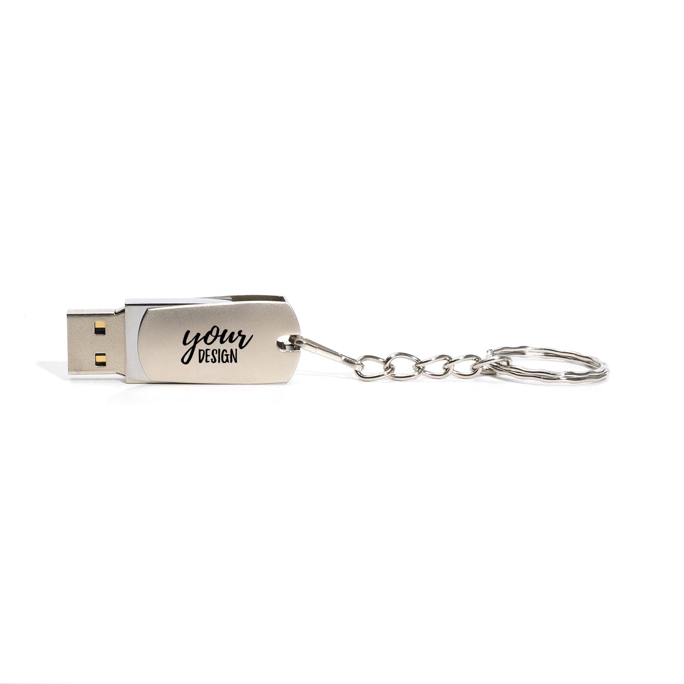 Rotating USB Flash Drive Keychain1