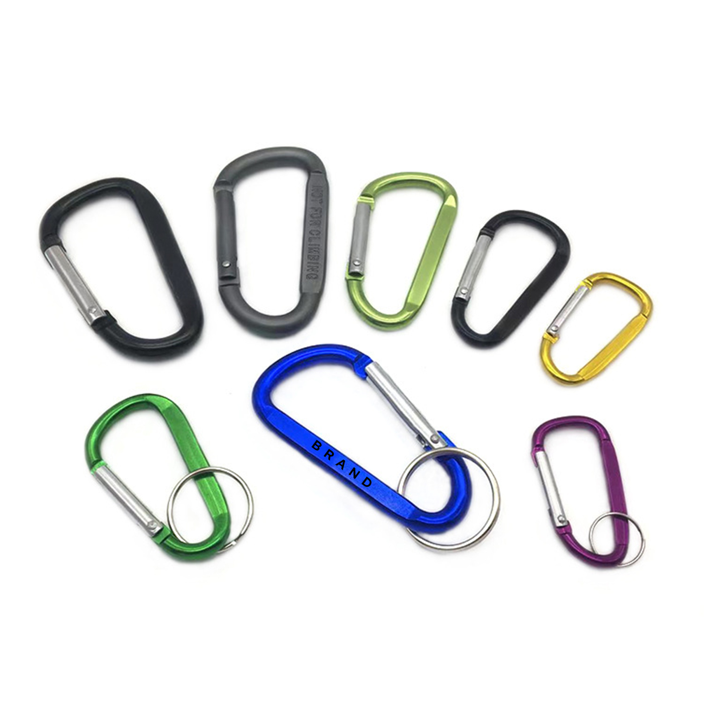 Aluminum Alloy D Shaped Carabiner