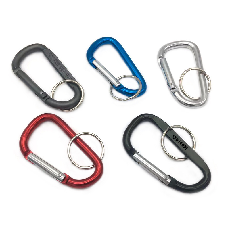 Aluminum Alloy D Shaped Carabiner1