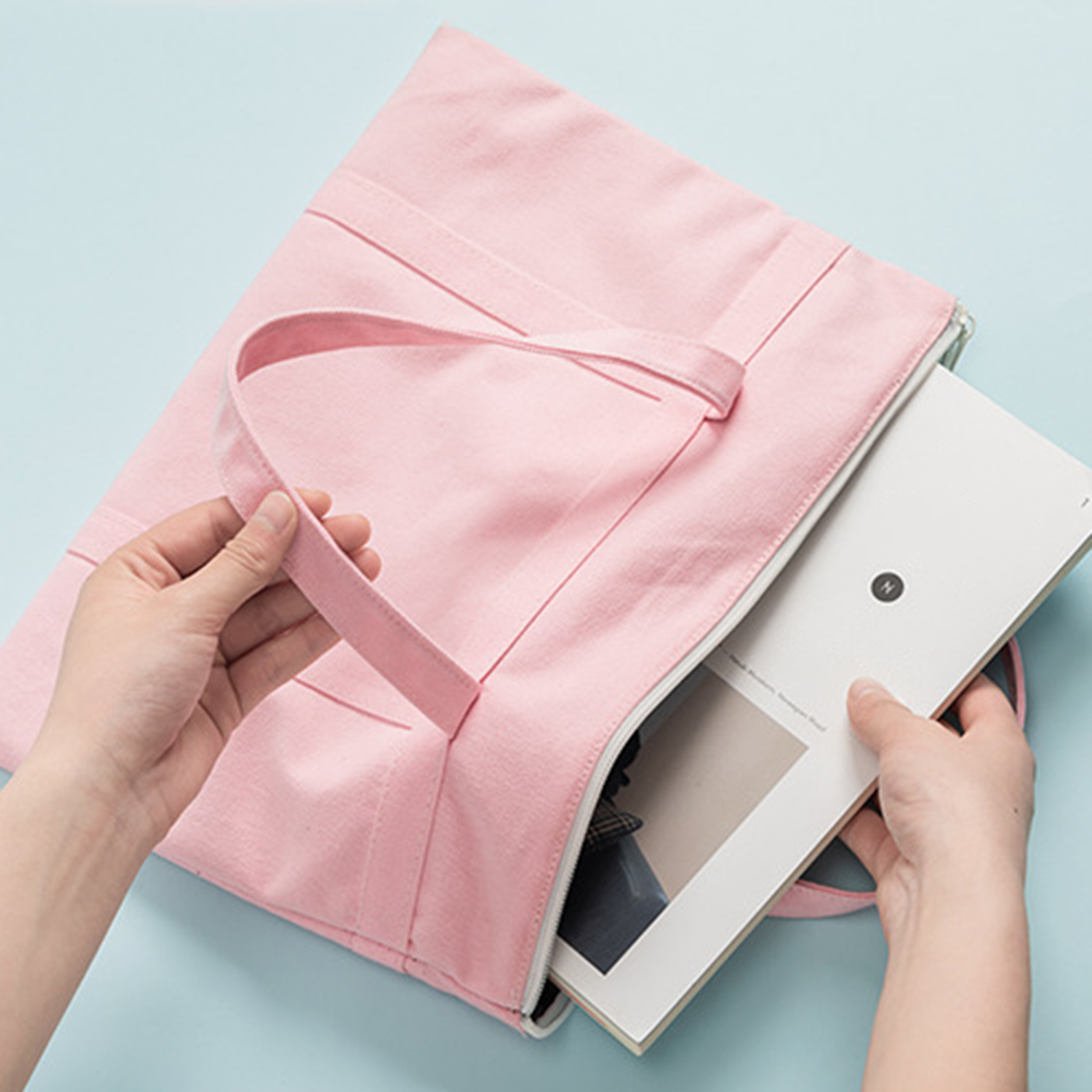 Portable Canvas File Bag 2