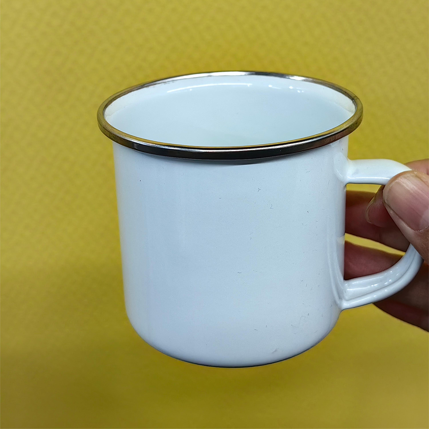 Enamel Cup With Printing Logo2